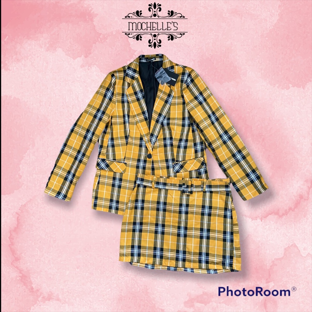 Yellow Plaid Suit